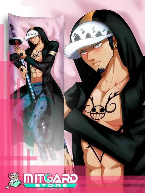 ONE PIECE Trafalgar D Water Law Body pillow case Dakimakura - 2